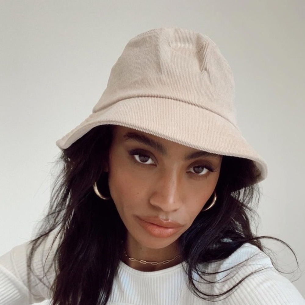 Princess Polly Beige Bucket Hat